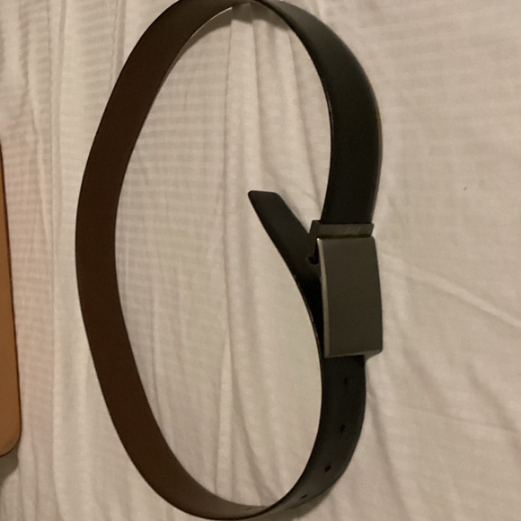 Original Penguin Black and Brown Men's Belt - Picture 1 of 9